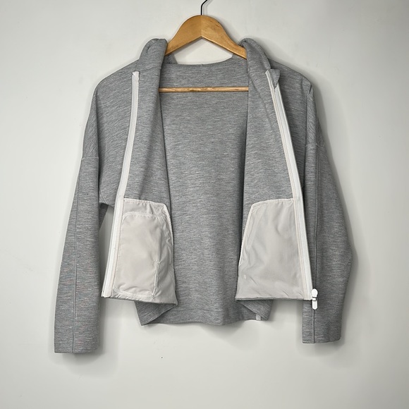 Lululemon Minimal Hoodie Womens Size 4 Grey - Picture 6 of 6